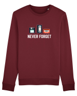 NEVER FORGET Bluză mânecă lungă Unisex Rise