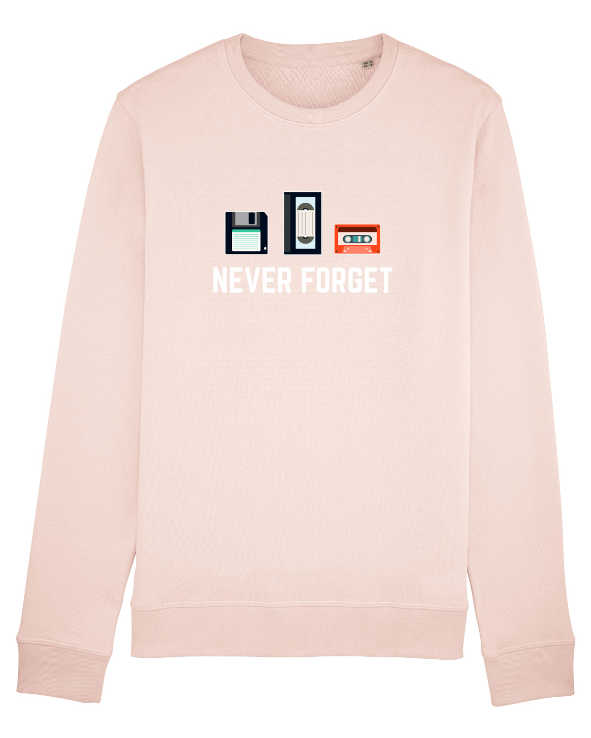 Bluză mânecă lungă Unisex Rise Candy Pink