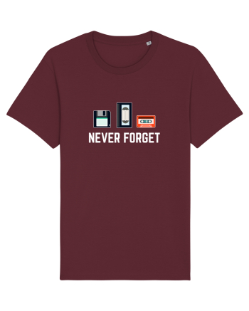 NEVER FORGET Burgundy
