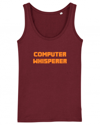COMPUTER WHISPERER Burgundy