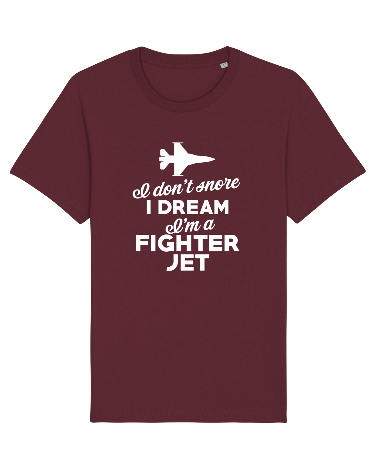Tricou mânecă scurtă Unisex Rocker Burgundy