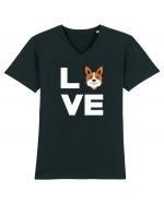 CORGI Tricou mânecă scurtă guler V Bărbat Presenter