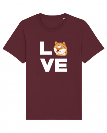 SHIBA INU Burgundy