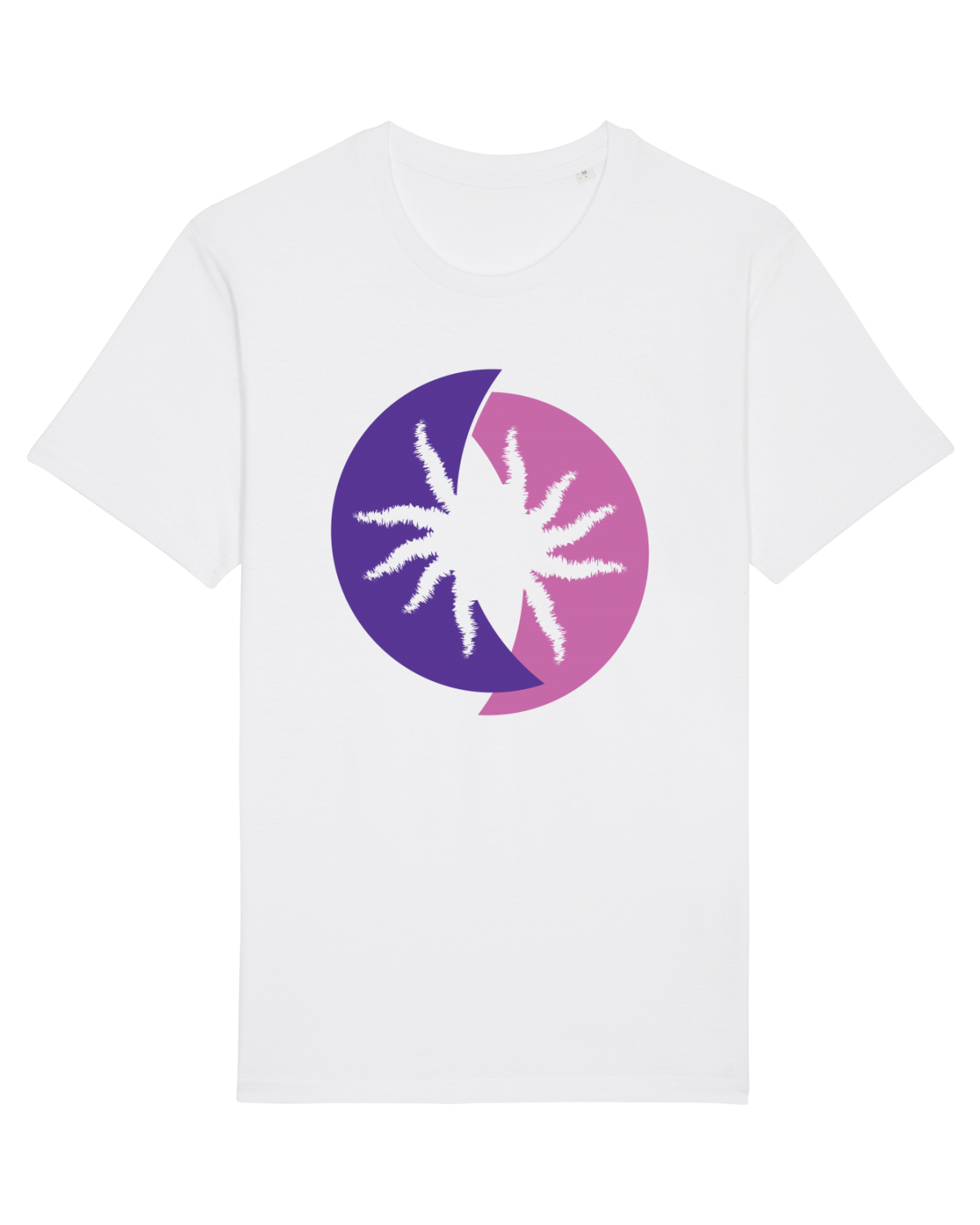 Tricou mânecă scurtă Unisex Rocker White