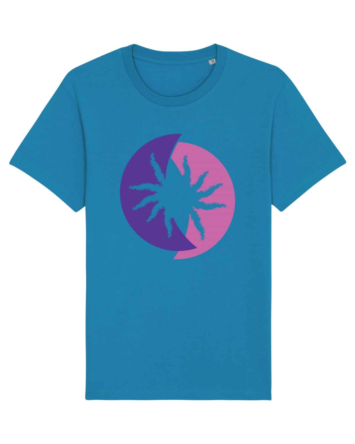 Tricou mânecă scurtă Unisex Rocker Azur
