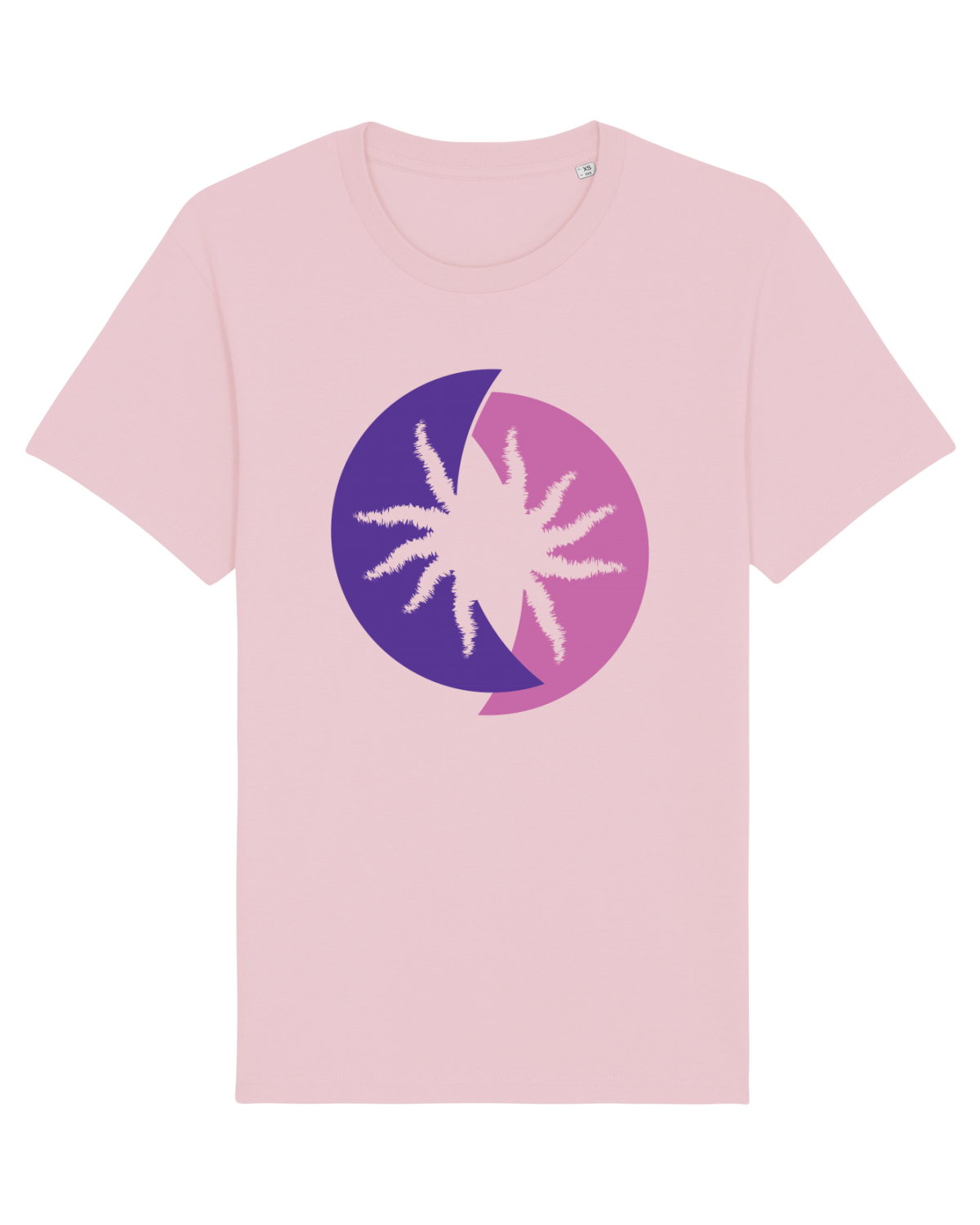 Tricou mânecă scurtă Unisex Rocker Cotton Pink