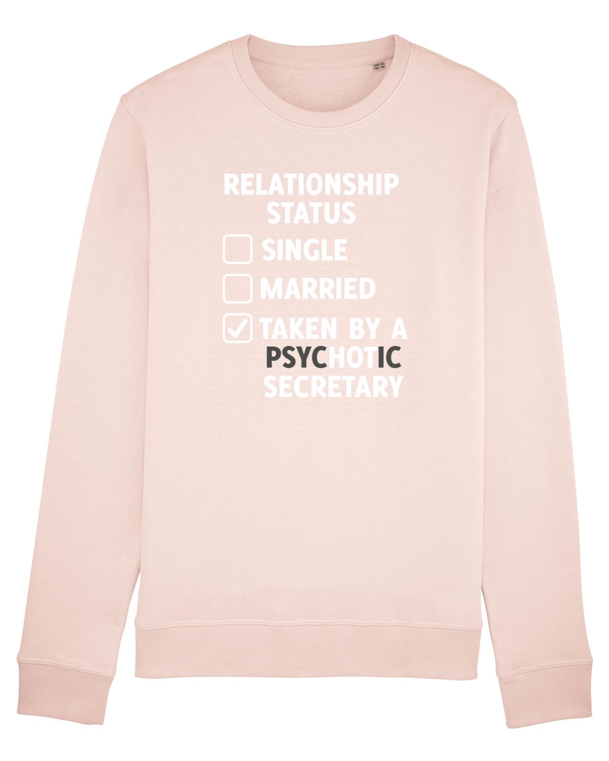 Bluză mânecă lungă Unisex Rise Candy Pink