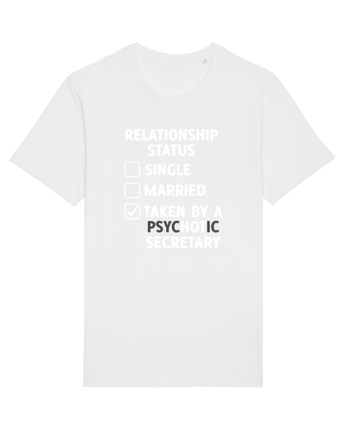 Tricou mânecă scurtă Unisex Rocker White