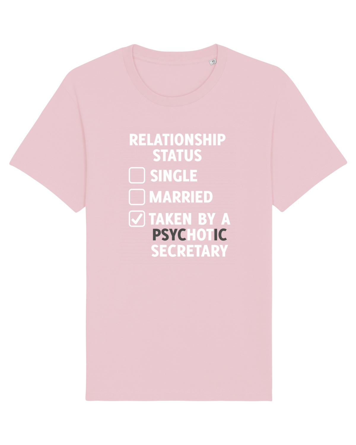 Tricou mânecă scurtă Unisex Rocker Cotton Pink