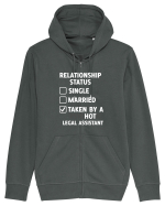 RELATIONSHIP STATUS Hanorac cu fermoar Unisex Connector