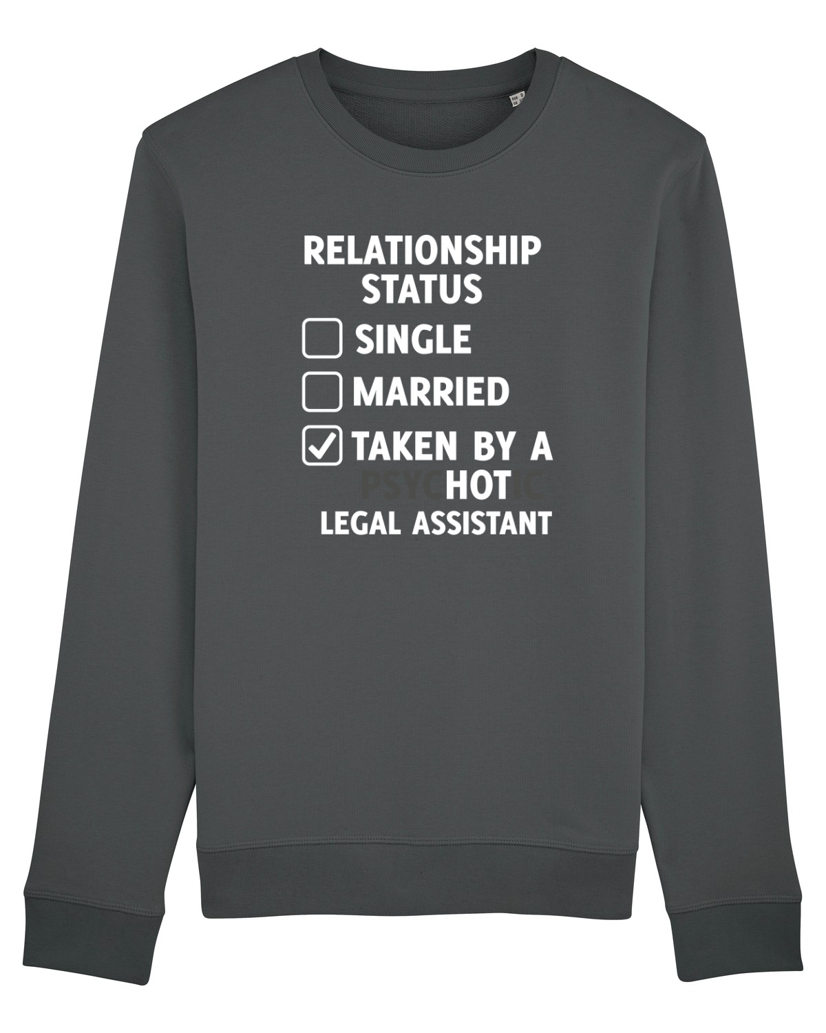 Bluză mânecă lungă Unisex Rise Anthracite