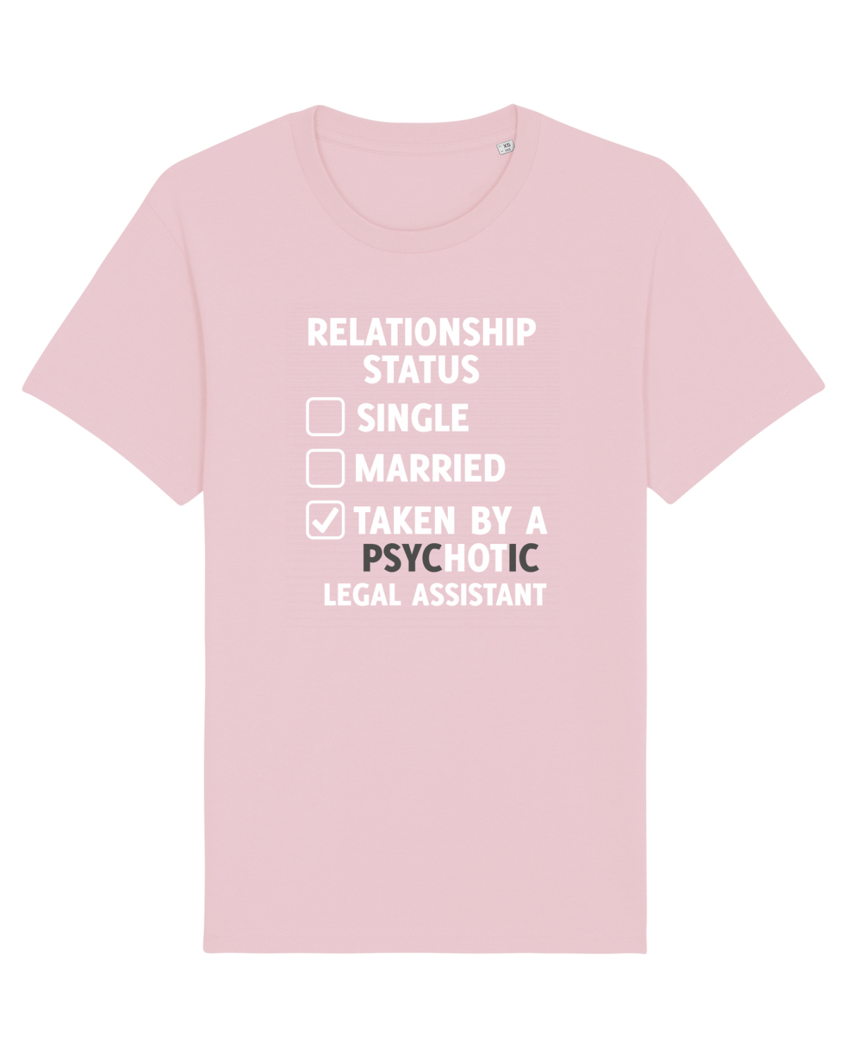 Tricou mânecă scurtă Unisex Rocker Cotton Pink