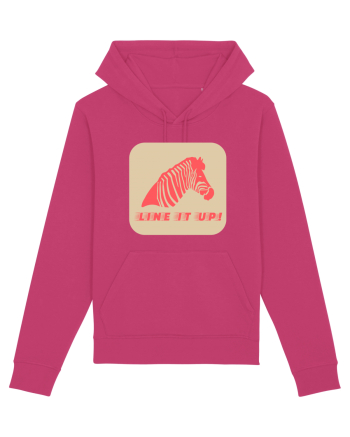 Zebra Line It Up Raspberry