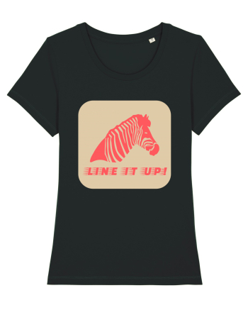 Zebra Line It Up Black