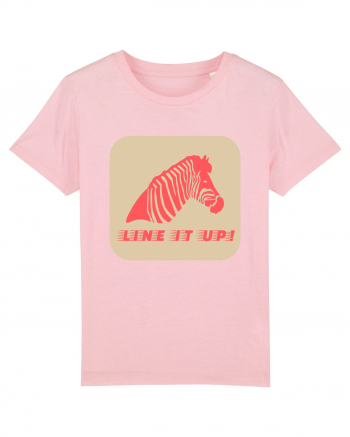Zebra Line It Up Cotton Pink