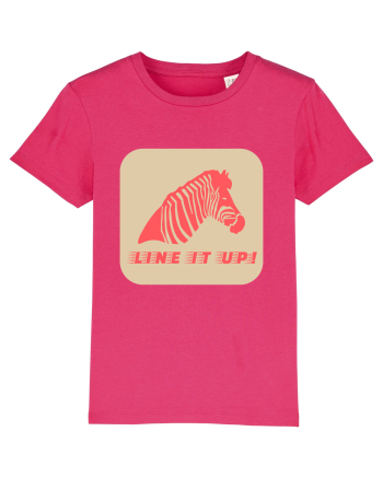Zebra Line It Up Raspberry