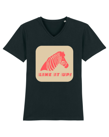 Zebra Line It Up Black