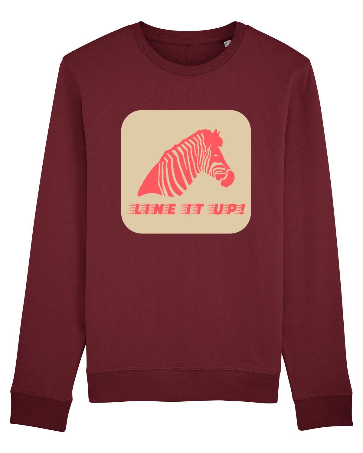 Bluză mânecă lungă Unisex Rise Burgundy