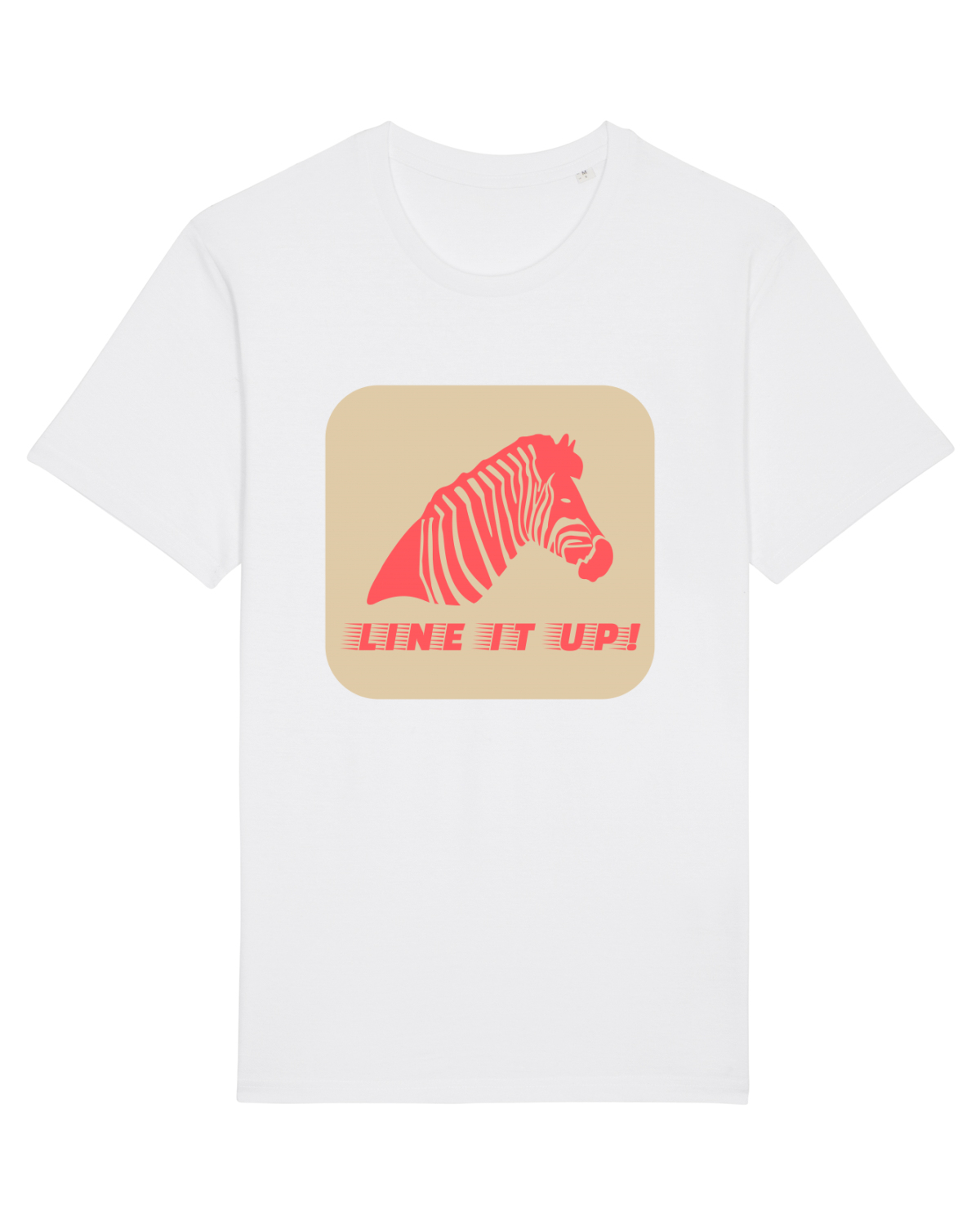 Tricou mânecă scurtă Unisex Rocker White