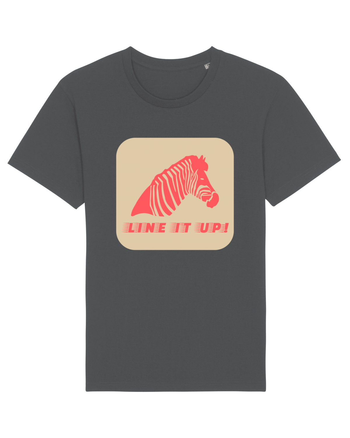 Tricou mânecă scurtă Unisex Rocker Anthracite