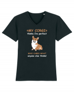 CORGI Tricou mânecă scurtă guler V Bărbat Presenter