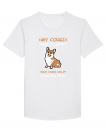 CORGI Tricou mânecă scurtă guler larg Bărbat Skater