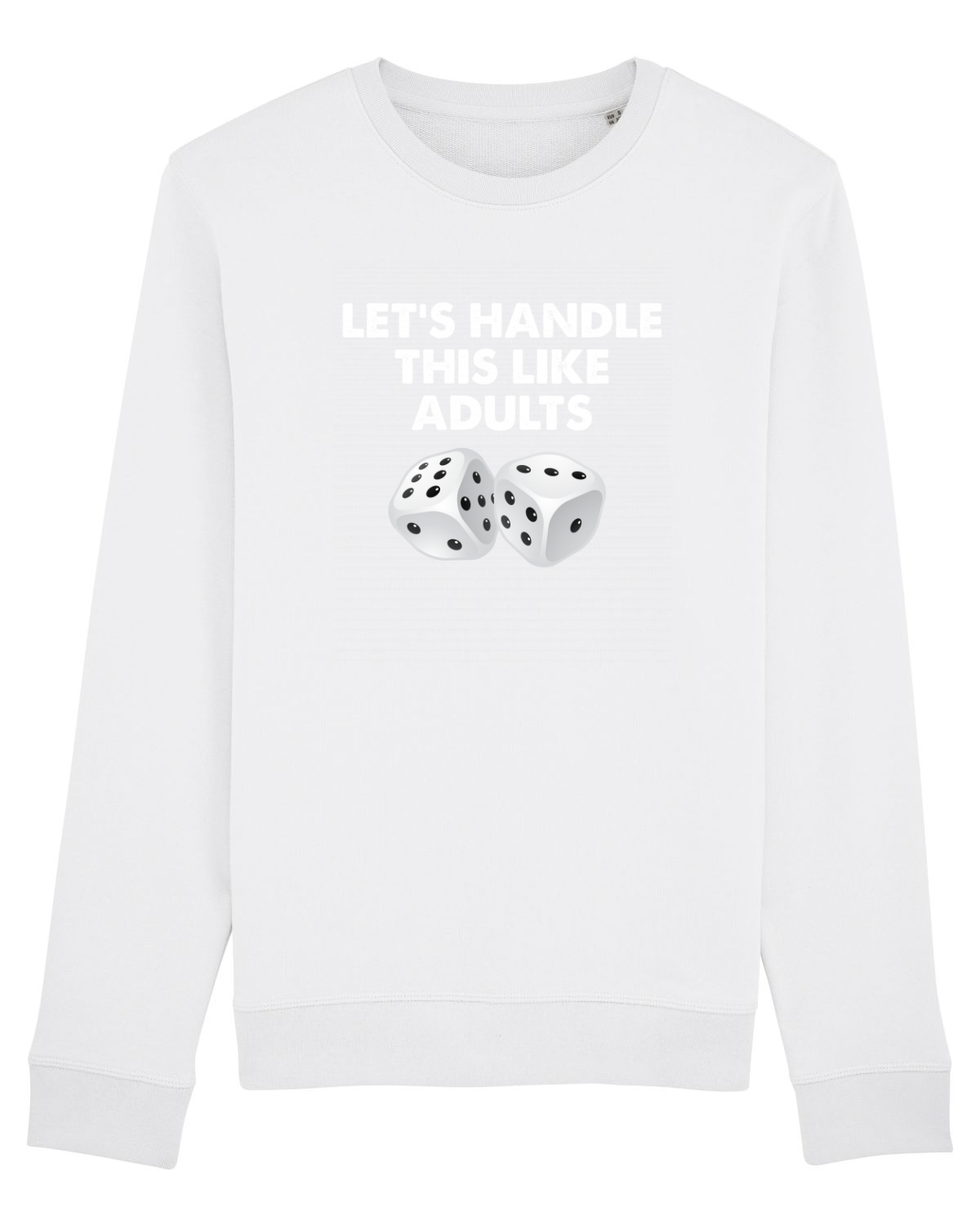 Bluză mânecă lungă Unisex Rise White