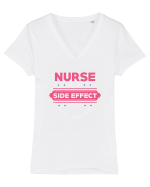 NURSE Tricou mânecă scurtă guler V Damă Evoker