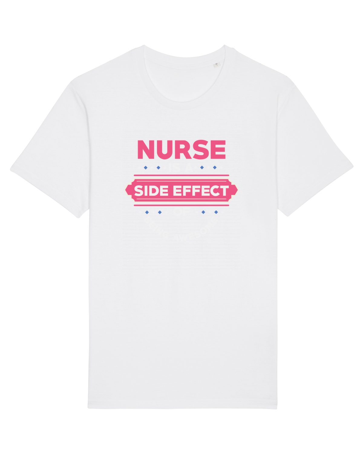 Tricou mânecă scurtă Unisex Rocker White