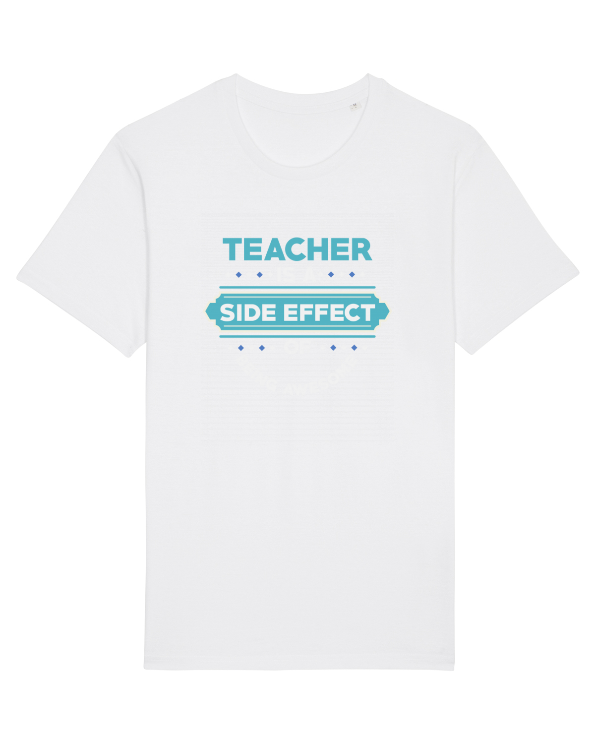 Tricou mânecă scurtă Unisex Rocker White