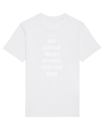 TRACES OF FRIES PIZZA BEER Tricou mânecă scurtă Unisex Rocker