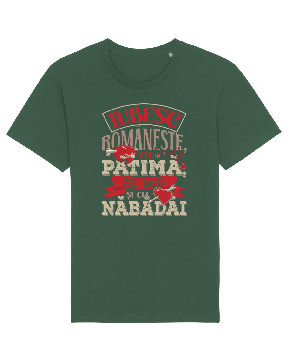 Tricou mânecă scurtă Unisex Rocker Bottle Green