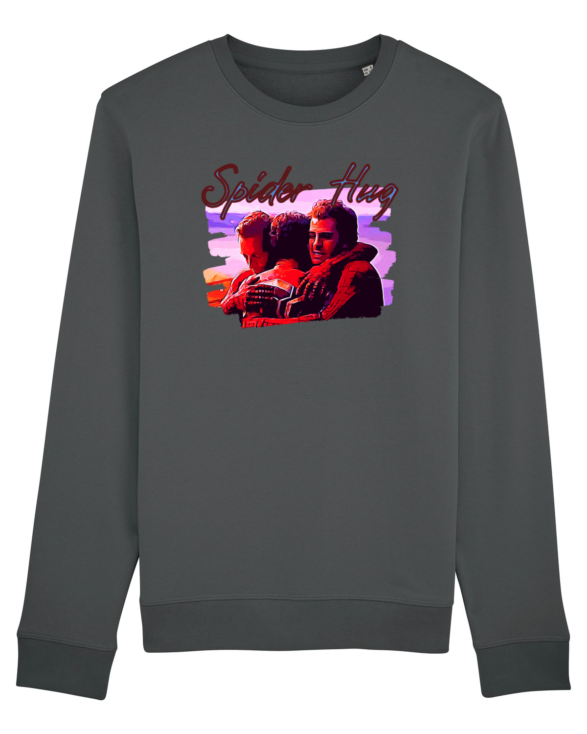 Bluză mânecă lungă Unisex Rise Anthracite