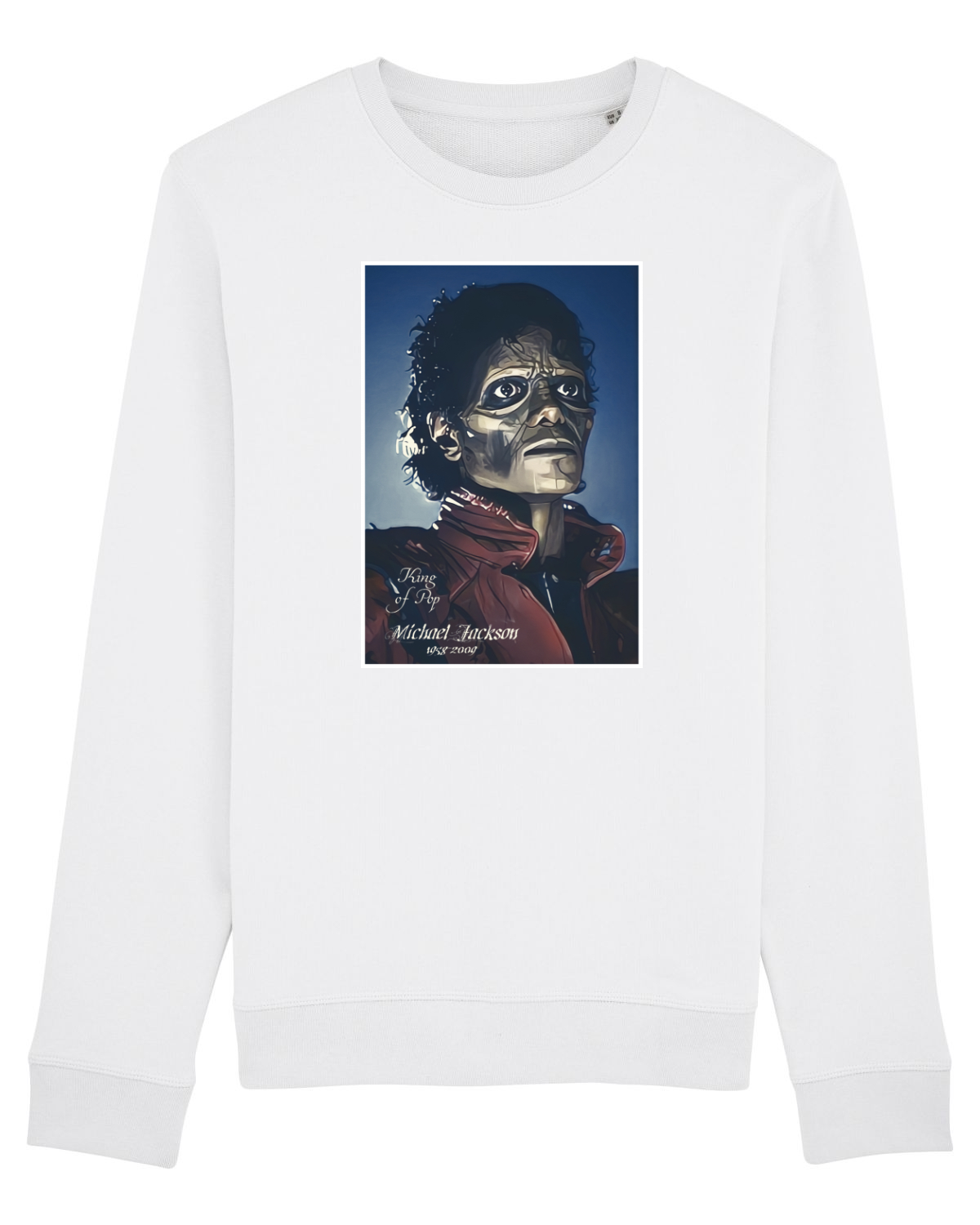 Bluză mânecă lungă Unisex Rise White