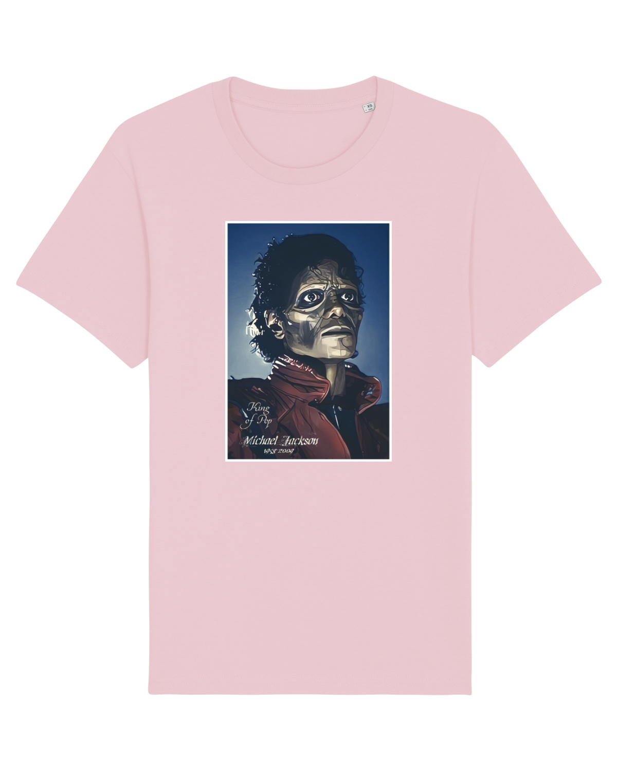 Tricou mânecă scurtă Unisex Rocker Cotton Pink