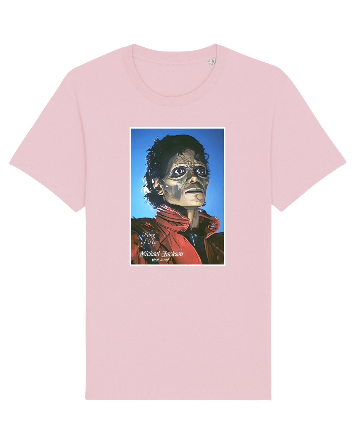 Tricou mânecă scurtă Unisex Rocker Cotton Pink