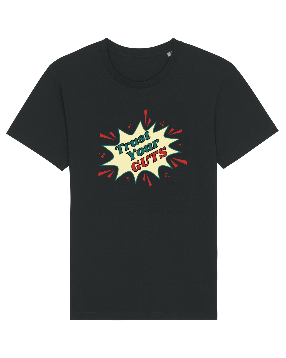 Tricou mânecă scurtă Unisex Rocker Black