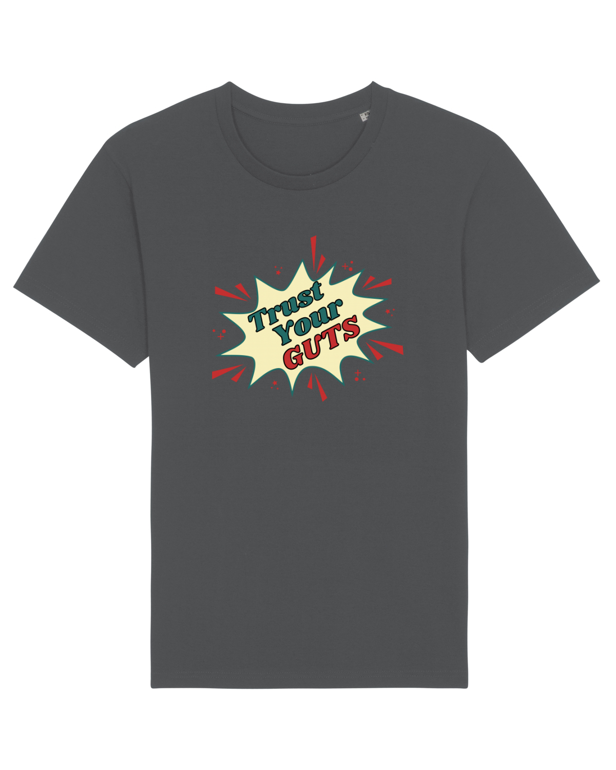 Tricou mânecă scurtă Unisex Rocker Anthracite