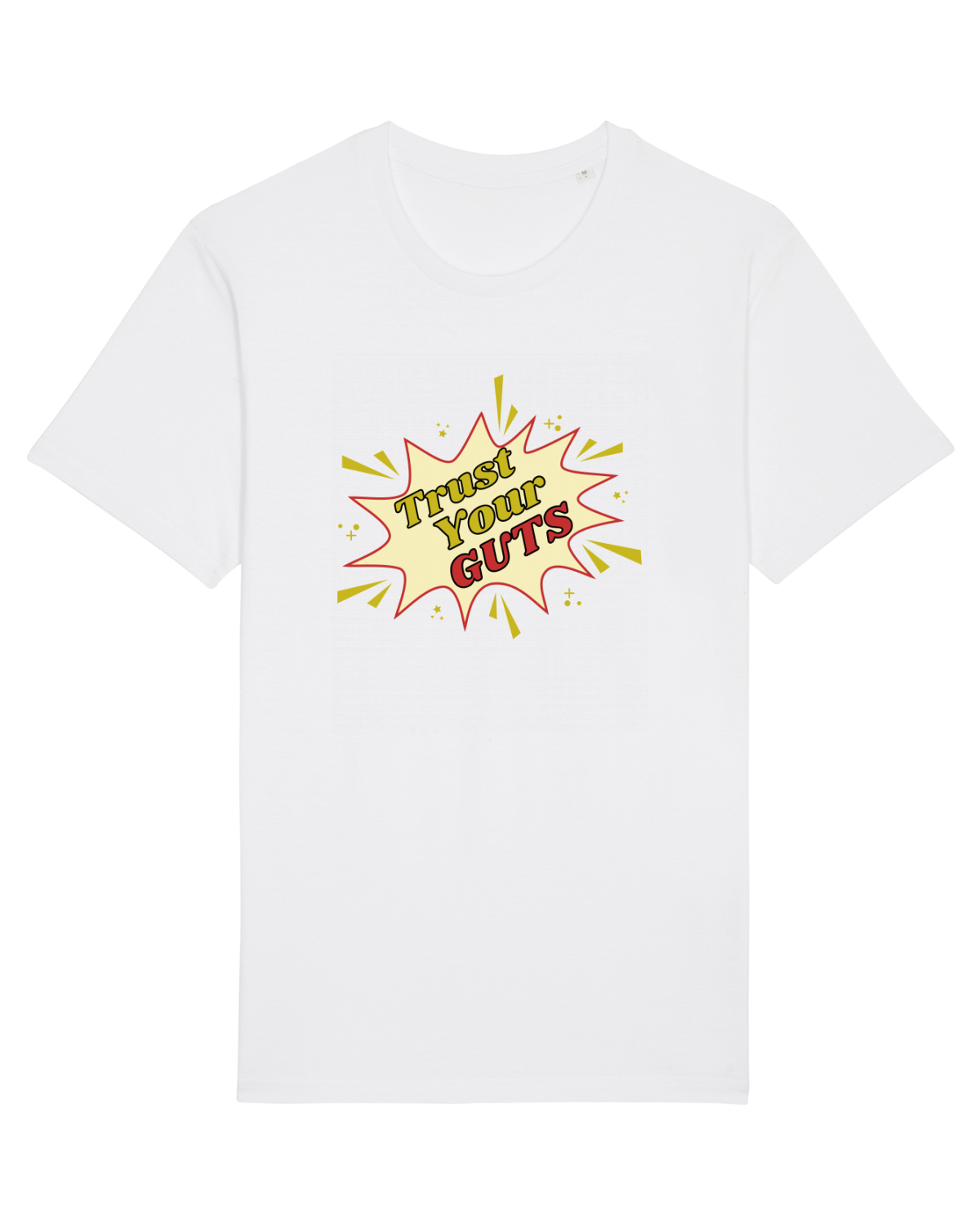 Tricou mânecă scurtă Unisex Rocker White