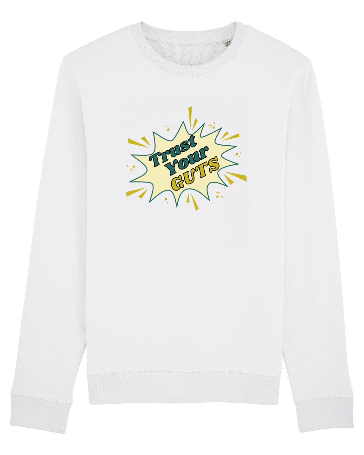 Bluză mânecă lungă Unisex Rise White
