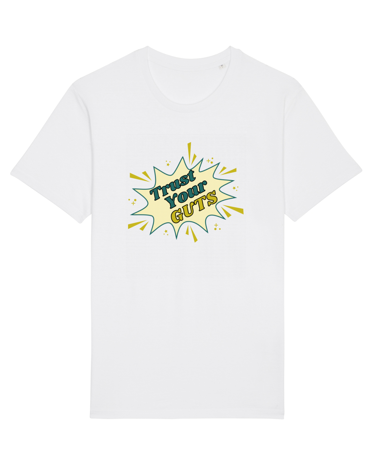 Tricou mânecă scurtă Unisex Rocker White