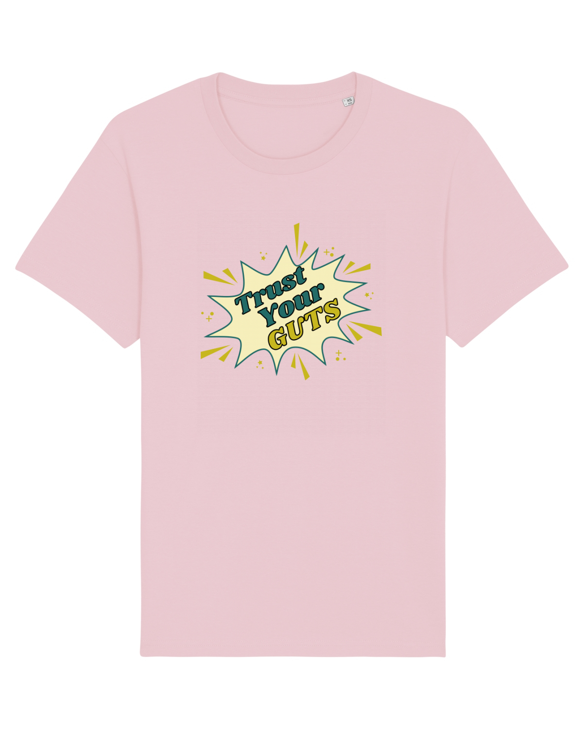 Tricou mânecă scurtă Unisex Rocker Cotton Pink