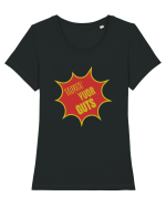 Pop Art  Tricou mânecă scurtă guler larg fitted Damă Expresser