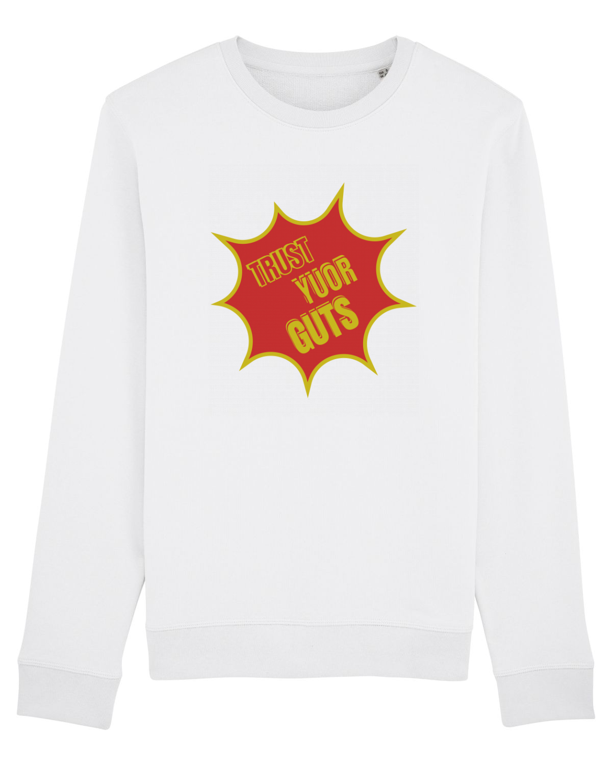 Bluză mânecă lungă Unisex Rise White