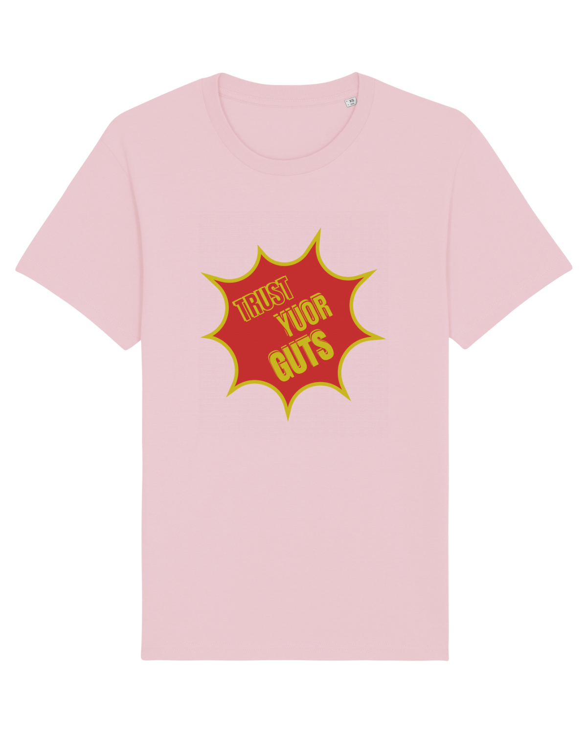 Tricou mânecă scurtă Unisex Rocker Cotton Pink