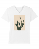 Cactus Tricou mânecă scurtă guler V Bărbat Presenter