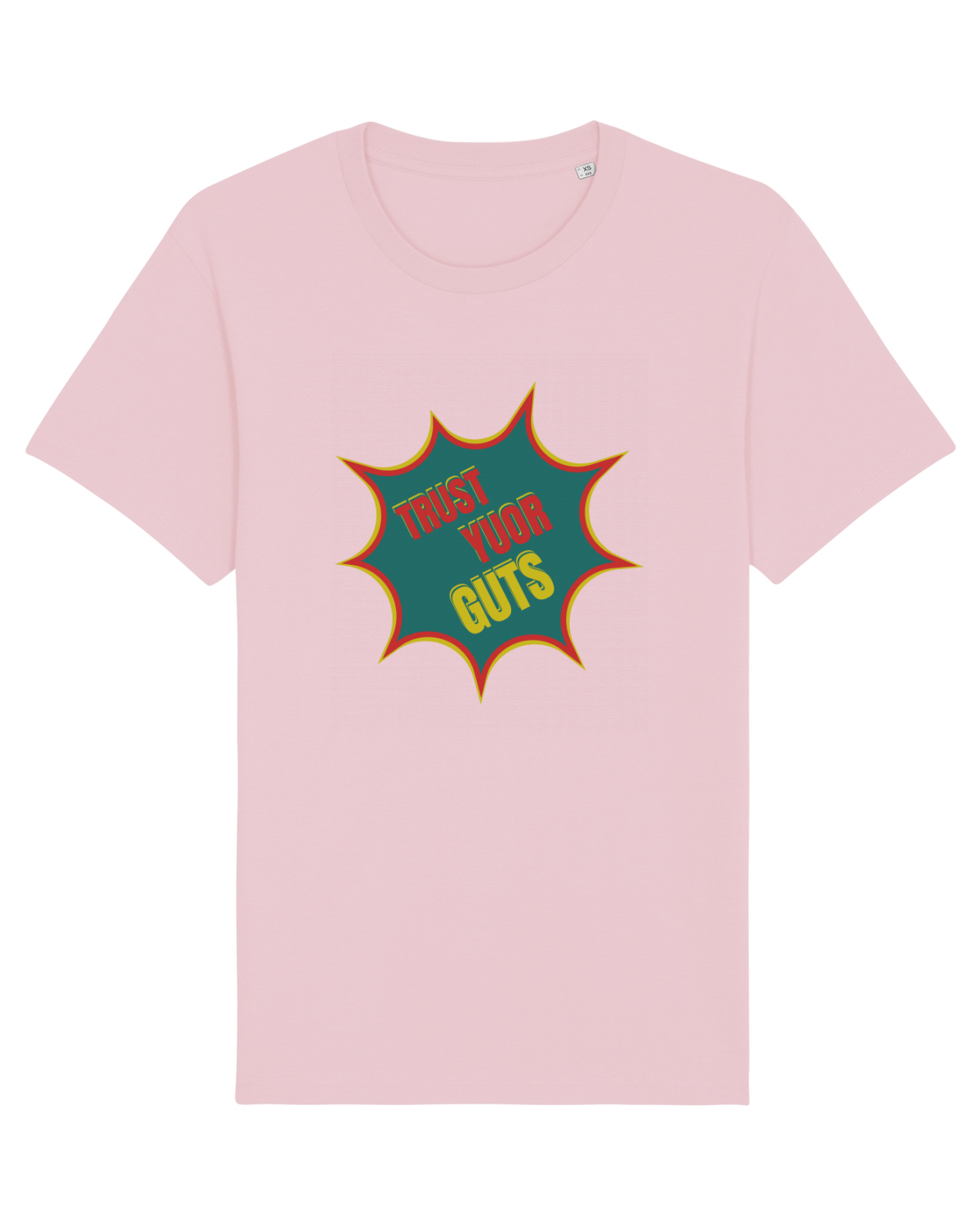 Tricou mânecă scurtă Unisex Rocker Cotton Pink
