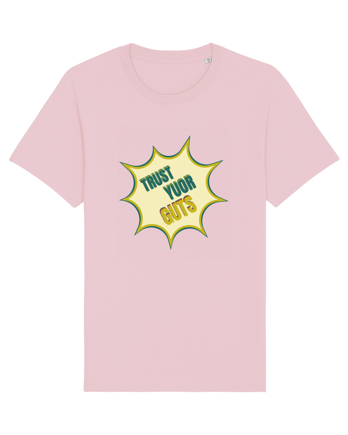 Tricou mânecă scurtă Unisex Rocker Cotton Pink