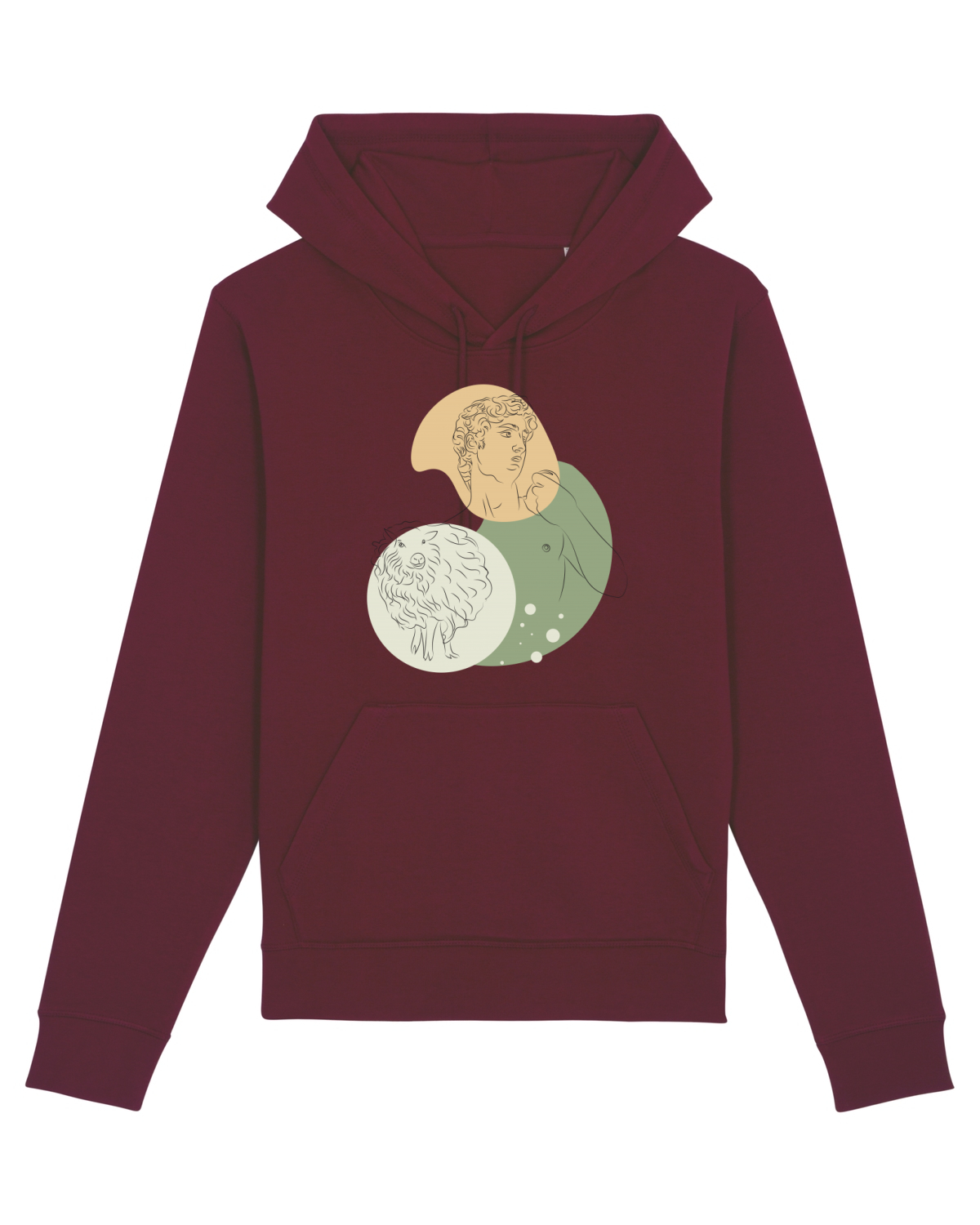 Hanorac Unisex Drummer Burgundy
