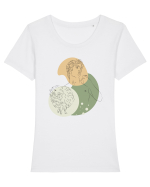 David Tricou mânecă scurtă guler larg fitted Damă Expresser